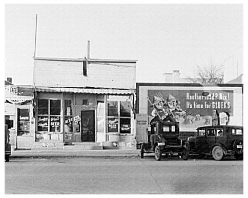 Williston North Dakota Street Scene October 1937