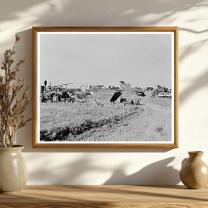 Agricultural Junkyard in Wildrose North Dakota 1937