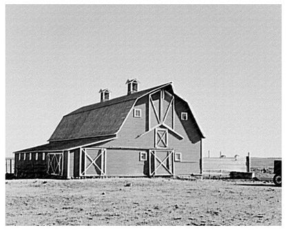 Vintage Barn on Bakke Farm North Dakota November 1937