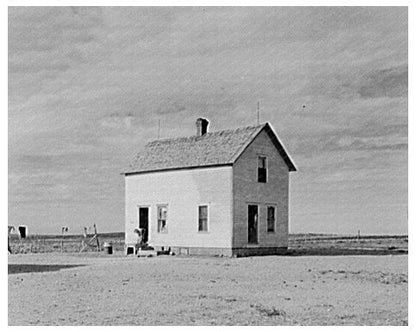 John Baker Farmhouse in Crosby North Dakota 1937