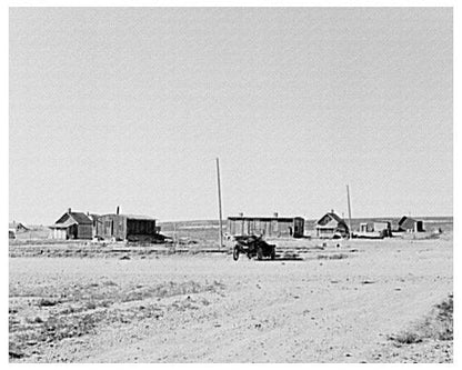 Alkabo North Dakota Farmstead Vintage Photo 1937