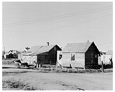 Houses Relocated to Plentywood Montana November 1937