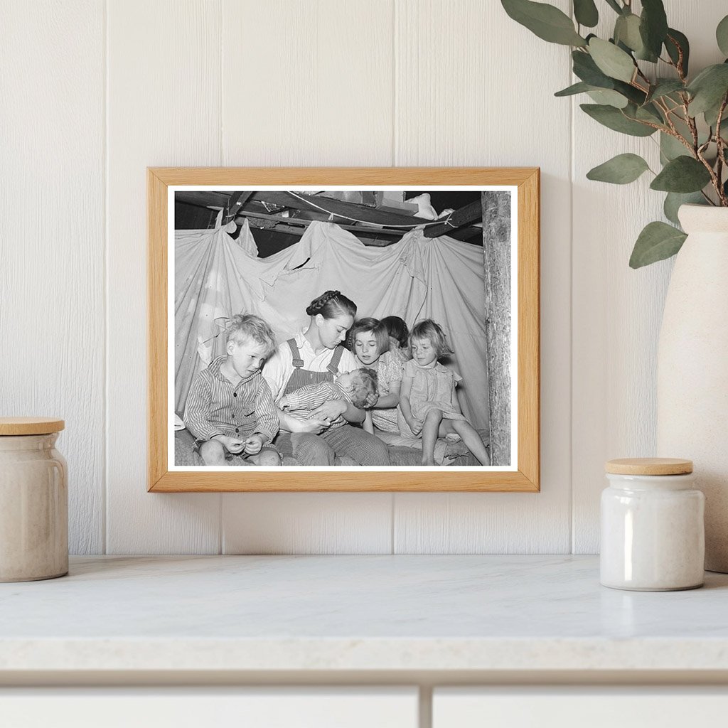 Mennonite Children in Montana 1937 Rural Life Photo