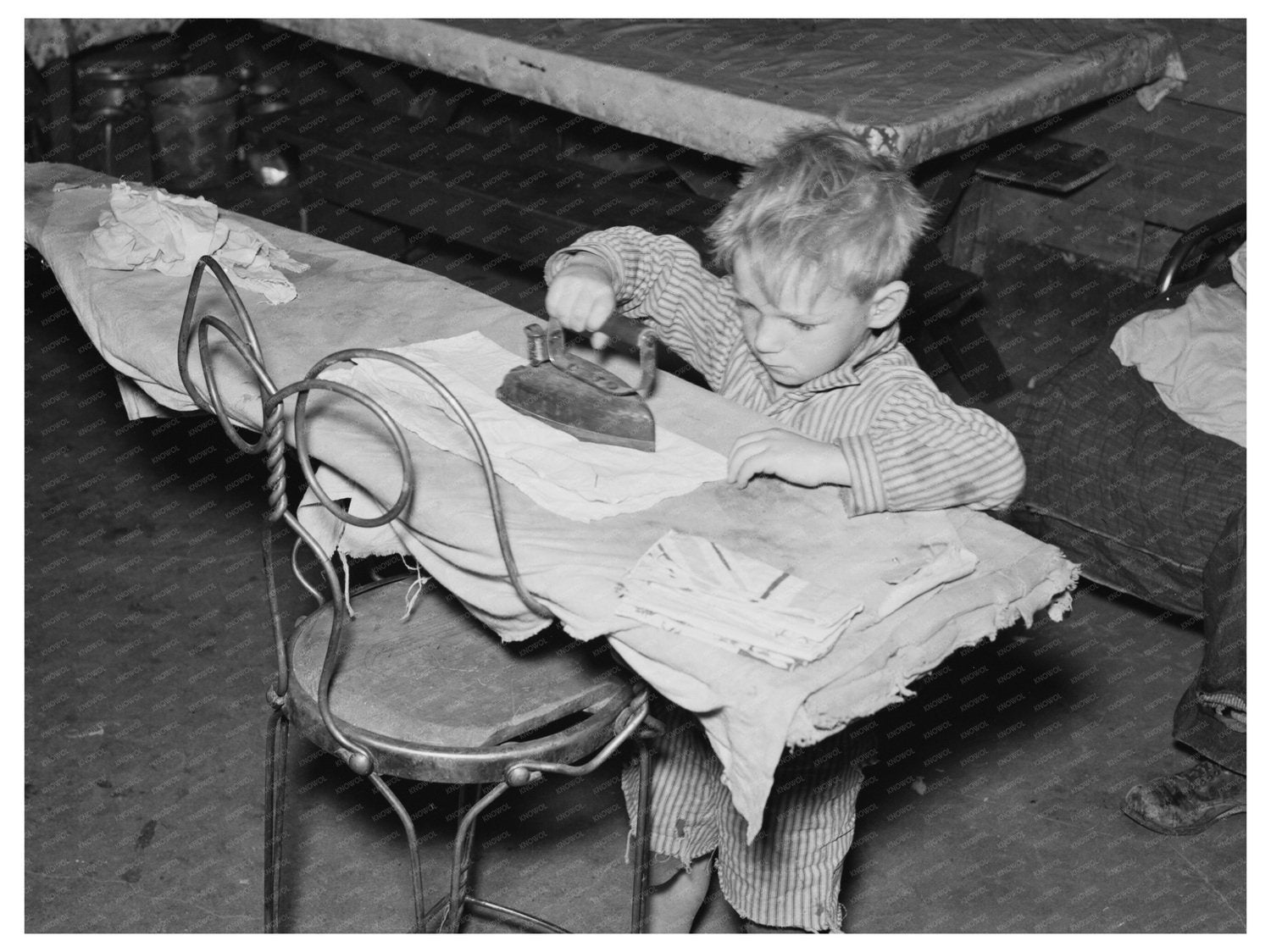 Mennonite Farmers Son Sheridan County Montana 1937