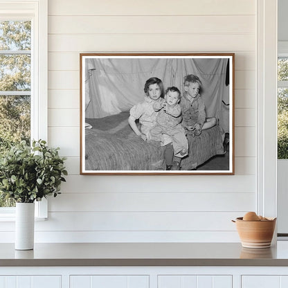 Harshbarger Children Vintage Photo 1937 Montana Farm Life