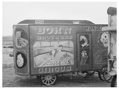 Vintage Circus Wagon by Mr. Whitmarsh Archer Montana 1937