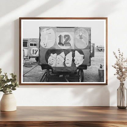 Vintage Circus Wagons by Mr. Whitmarsh Archer Montana 1937