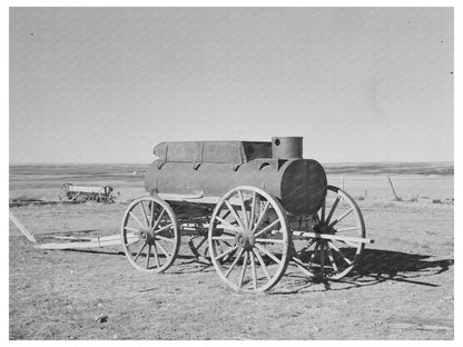 Water Wagon for Steam Tractors in Antelope Montana 1937