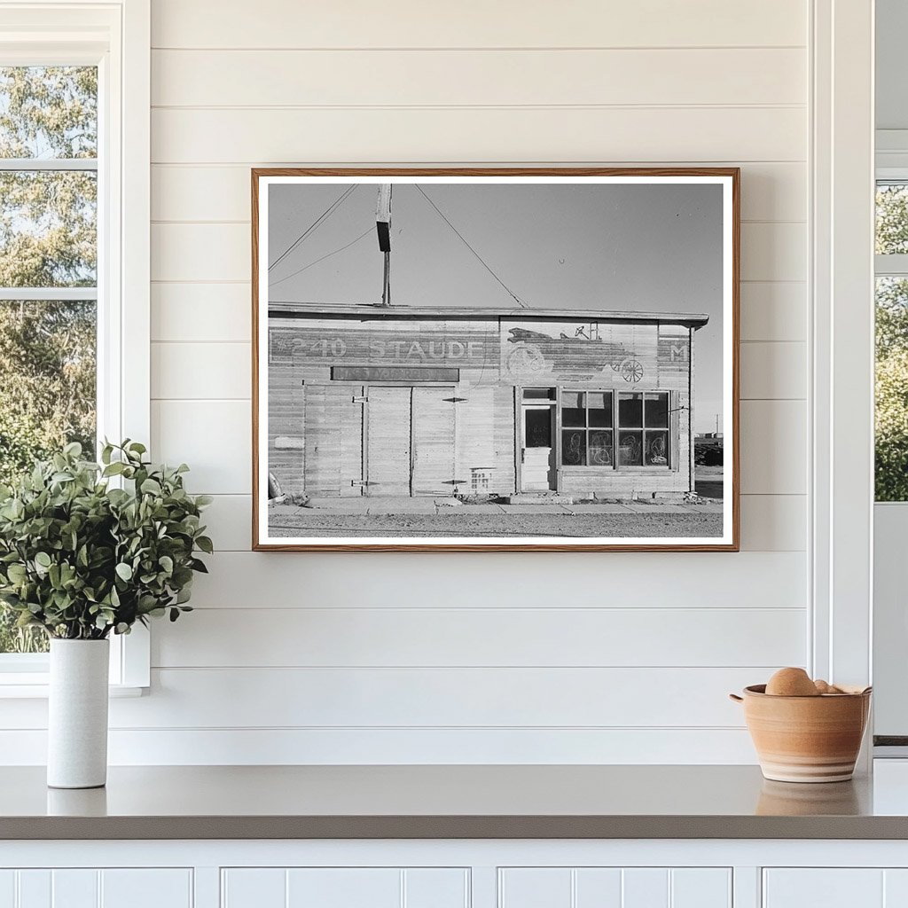 Vintage Building in Plentywood Montana 1937