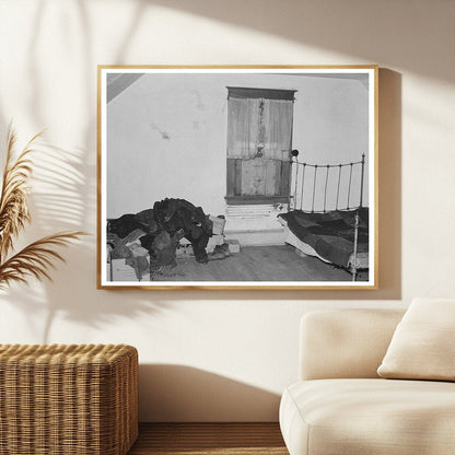 1937 Vintage Farmhouse Bedroom in North Dakota