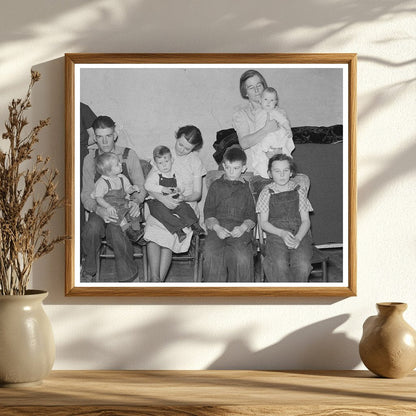 Family Portrait in Divide County North Dakota 1937