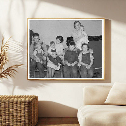 Family Portrait in Divide County North Dakota 1937