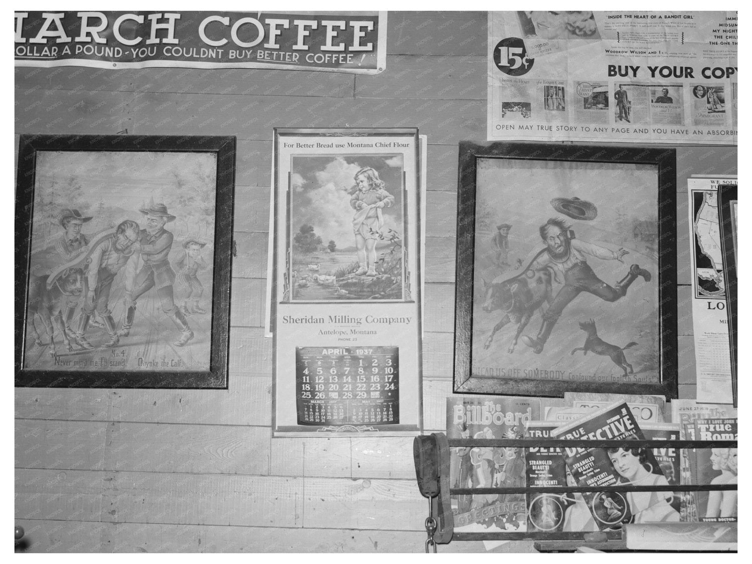 Early American Prints for Sale in Archer Montana 1937