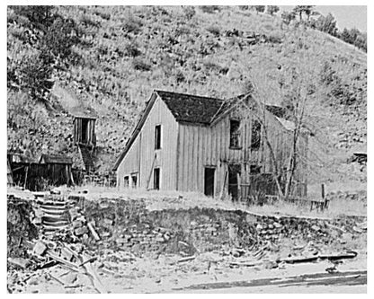 Abandoned House in Cambria Wyoming 1937