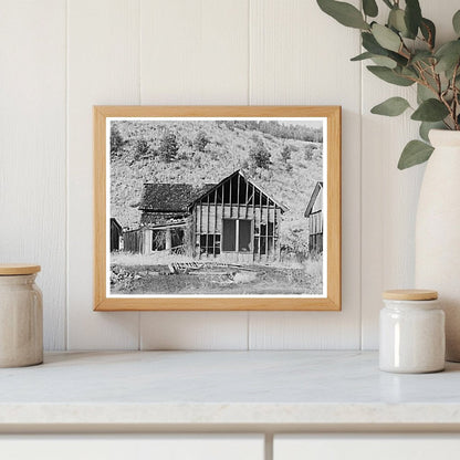 Abandoned House in Ghost Town Cambria Wyoming 1937