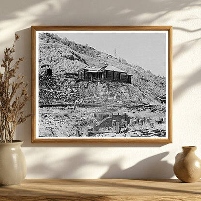 Vintage 1937 Railroad Station and Superintendents House Wyoming