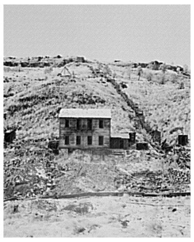 Abandoned House in Cambria Wyoming November 1937