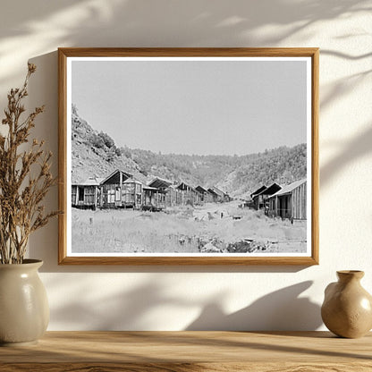 Vintage Cottages in Cambria Wyoming November 1937