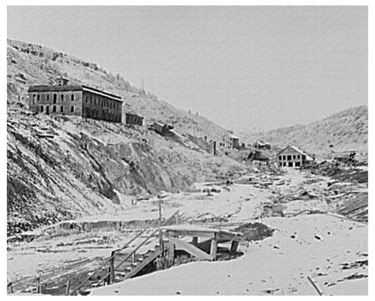 Cambria Wyoming Ghost Town Vintage Photo 1937