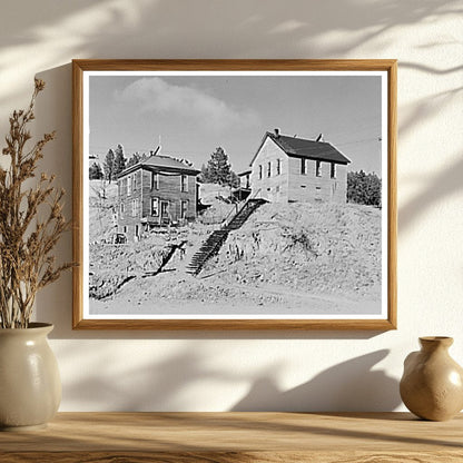 Old Houses in Abandoned Terry South Dakota 1937