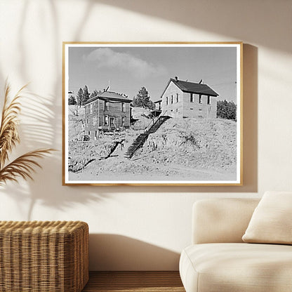 Old Houses in Abandoned Terry South Dakota 1937