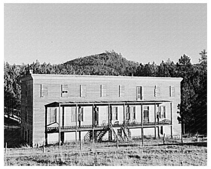 Vintage Hotel for Single Men in Two Bit South Dakota 1937