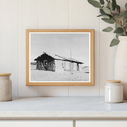 Sod House in McKenzie County North Dakota 1937