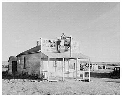 Vintage Beer Parlor Grassy Butte North Dakota 1937