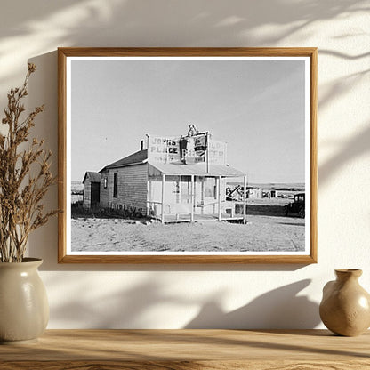 Vintage Beer Parlor Grassy Butte North Dakota 1937