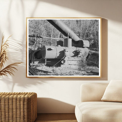 Old Boiler at Hardin Mine Deadwood South Dakota 1937