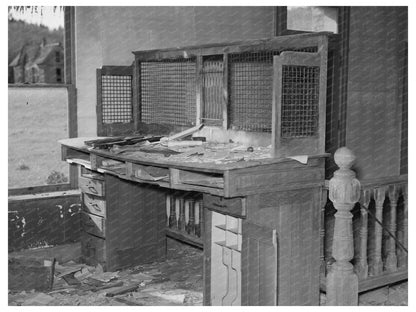 Mining Office in Two Bit Creek South Dakota 1937