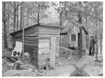 Vintage Gold Prospector Shack Two Bit Creek 1937