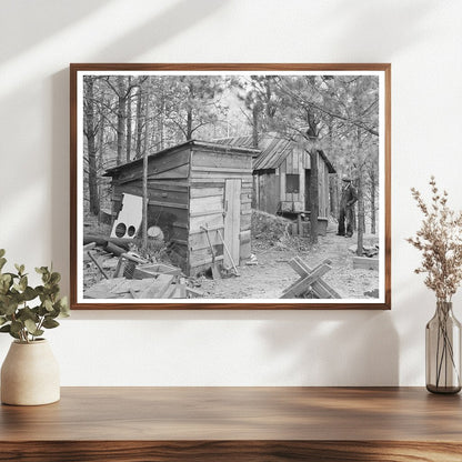 Vintage Gold Prospector Shack Two Bit Creek 1937