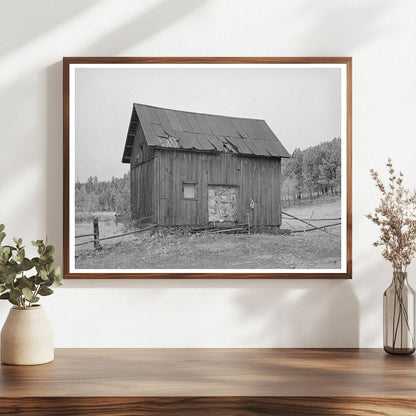 Old Barn in Ghost Mining Town Deadwood South Dakota 1937