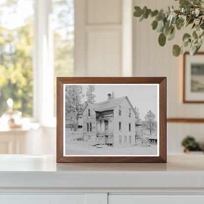 Vintage House in Mining Ghost Town Deadwood 1937