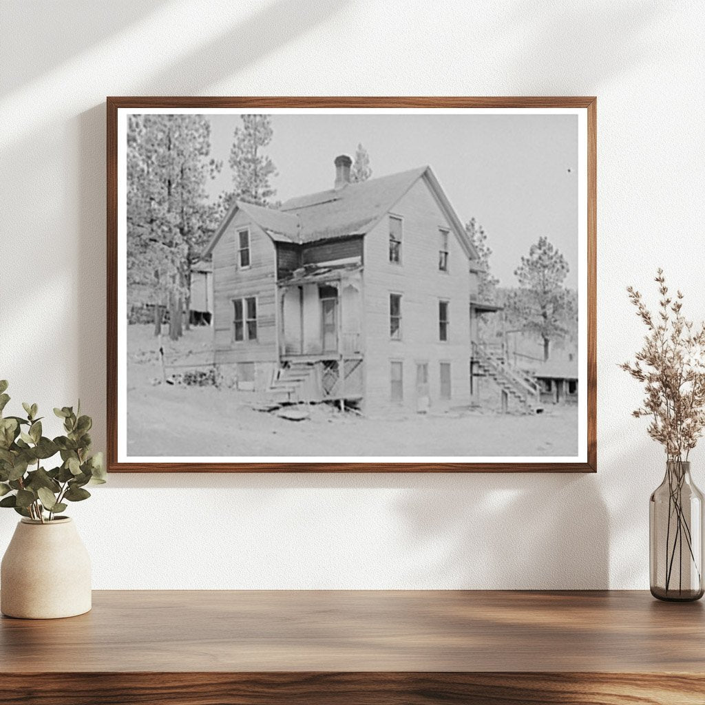 Vintage House in Mining Ghost Town Deadwood 1937