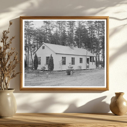 Steel House in Greenbelt Maryland 1938 Vintage Photo