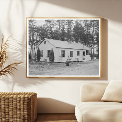 Steel House in Greenbelt Maryland 1938 Vintage Photo