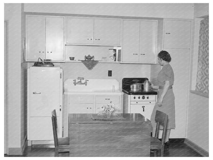 Vintage Kitchen in Greenbelt Maryland February 1938