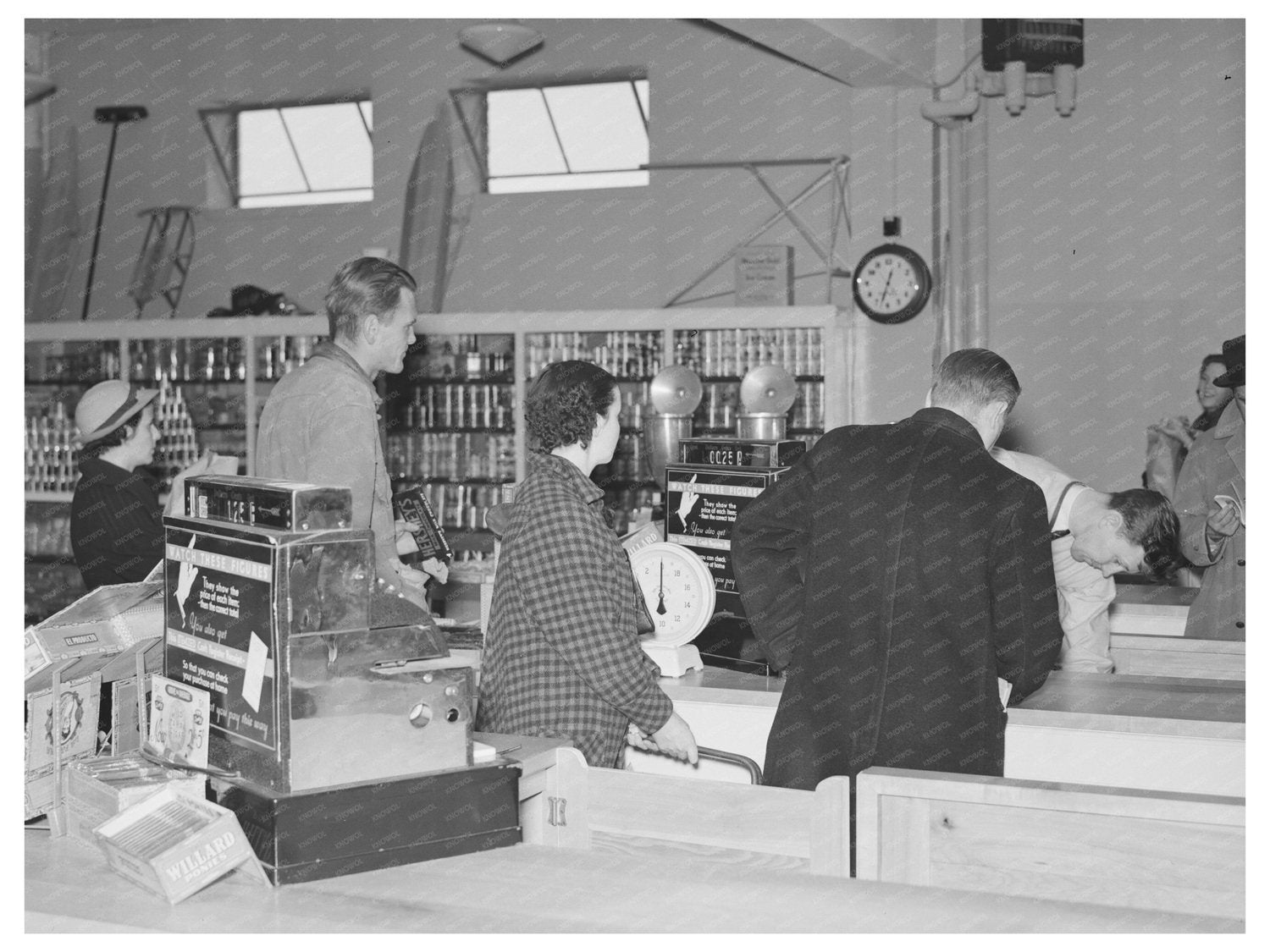 Interior of Greenbelt Maryland Store February 1938