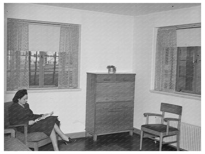 One-Room Apartment Interior Greenbelt Maryland 1938