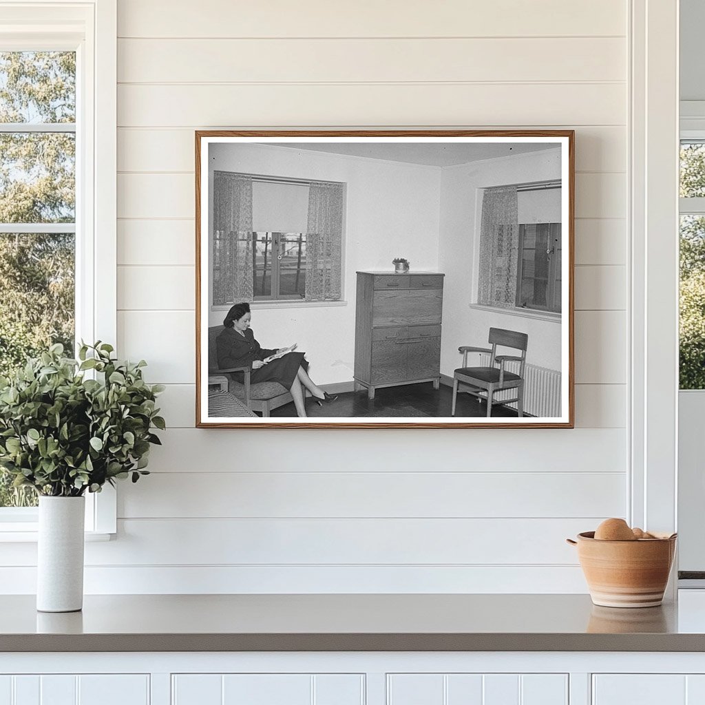 One-Room Apartment Interior Greenbelt Maryland 1938