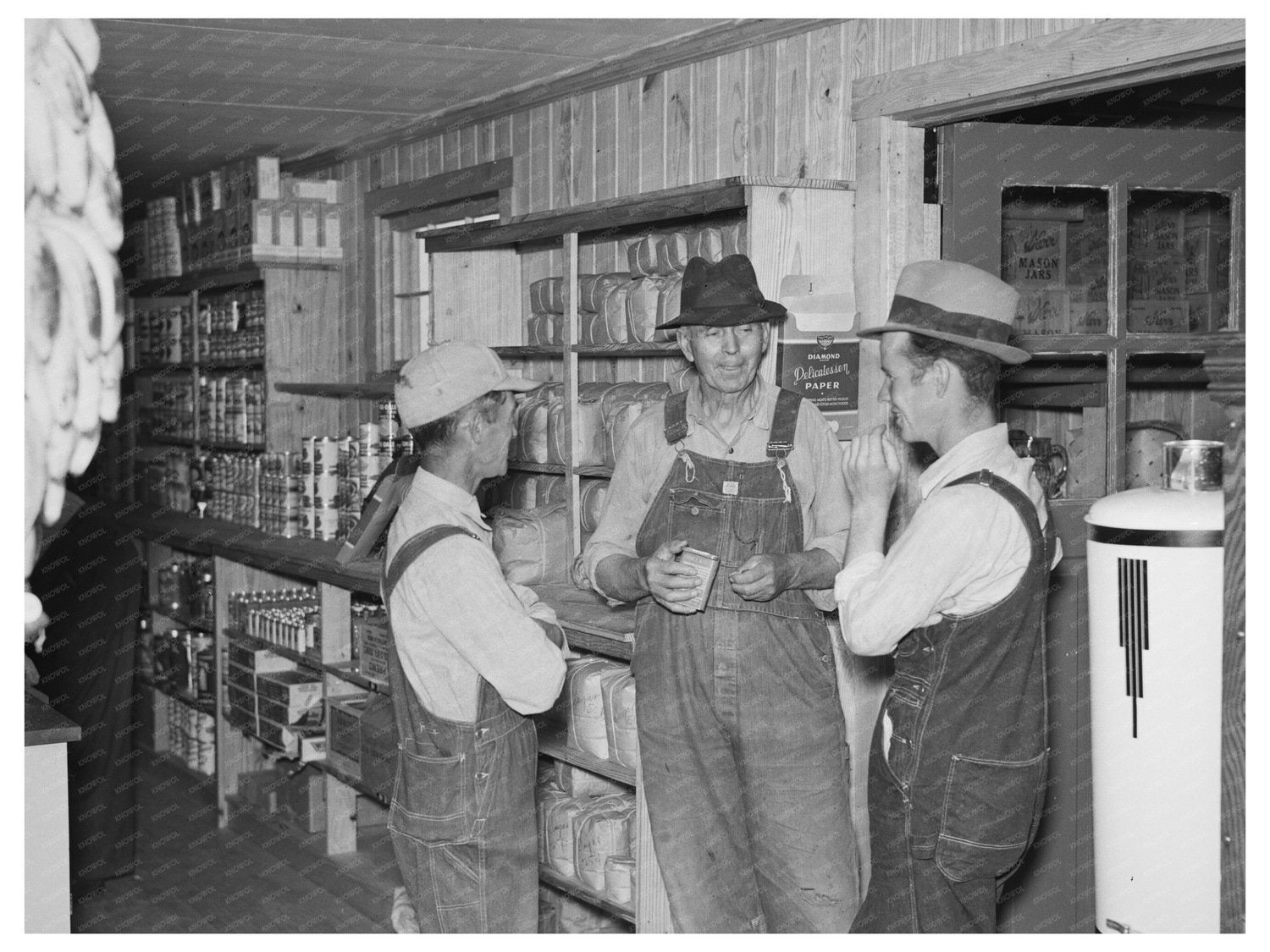 Farmers Conversing at Cooperative Store Missouri May 1938