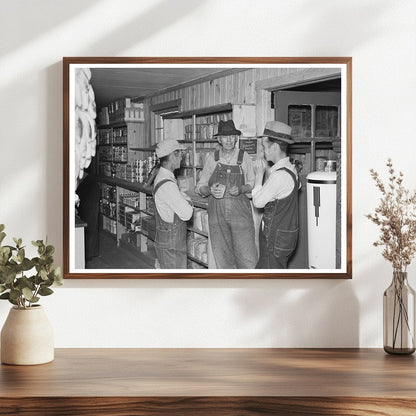 Farmers Conversing at Cooperative Store Missouri May 1938