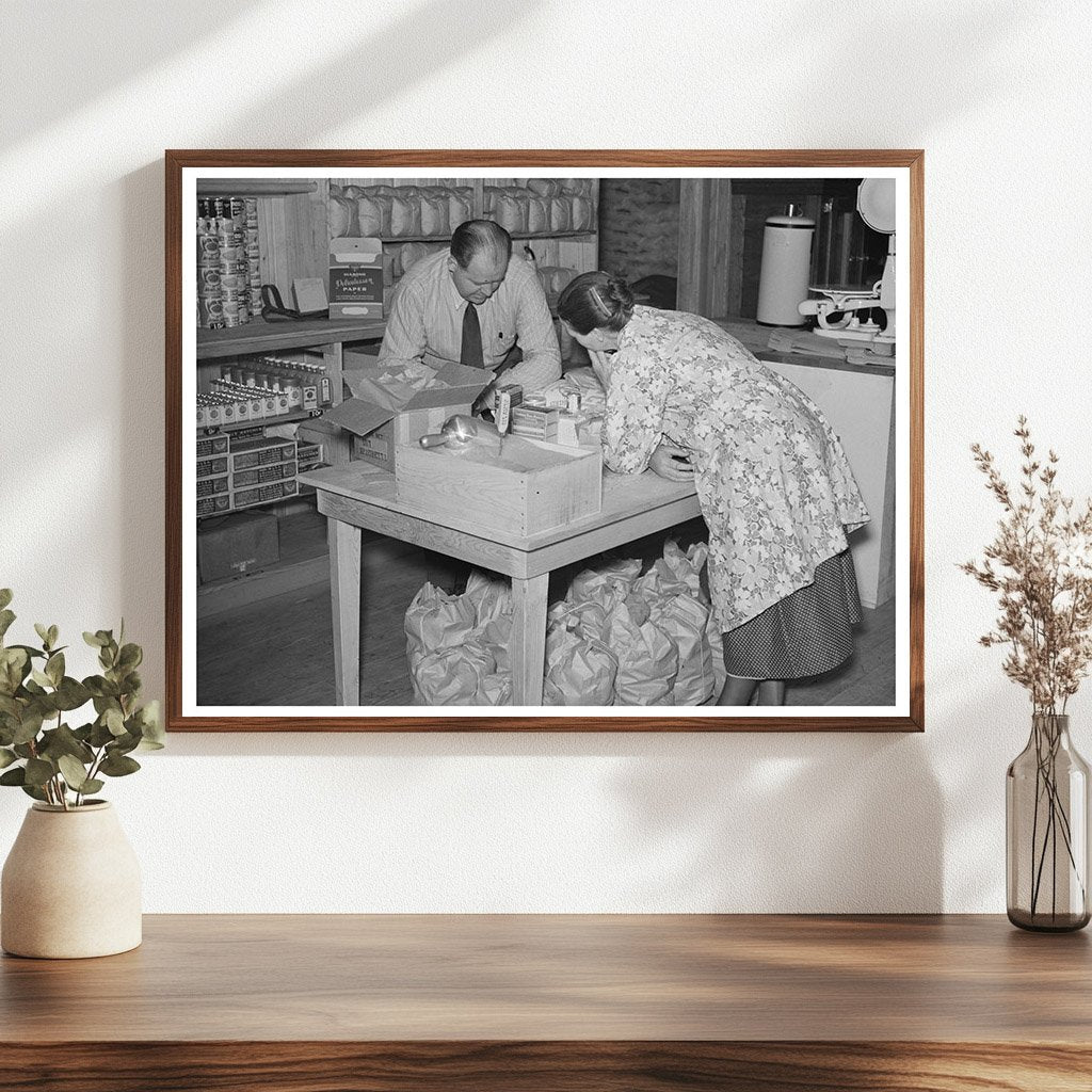 Farmers at Cooperative Store La Forge Missouri May 1938