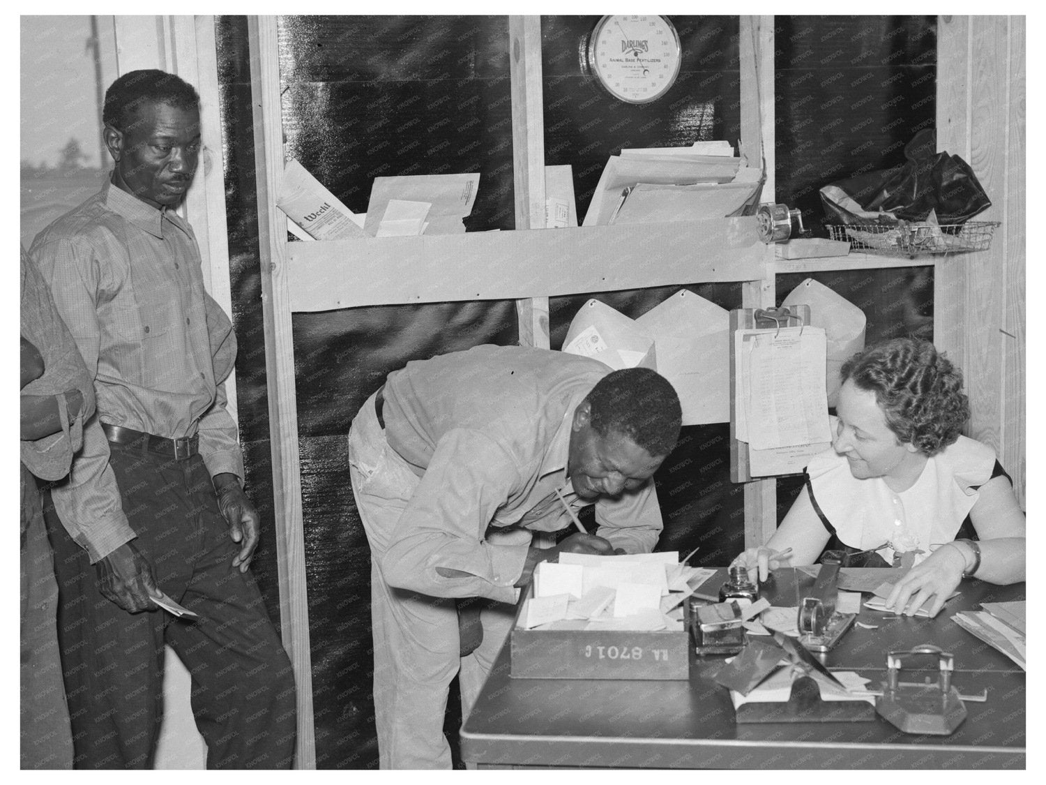Farm Security Administration Office May 1938 Missouri Photo