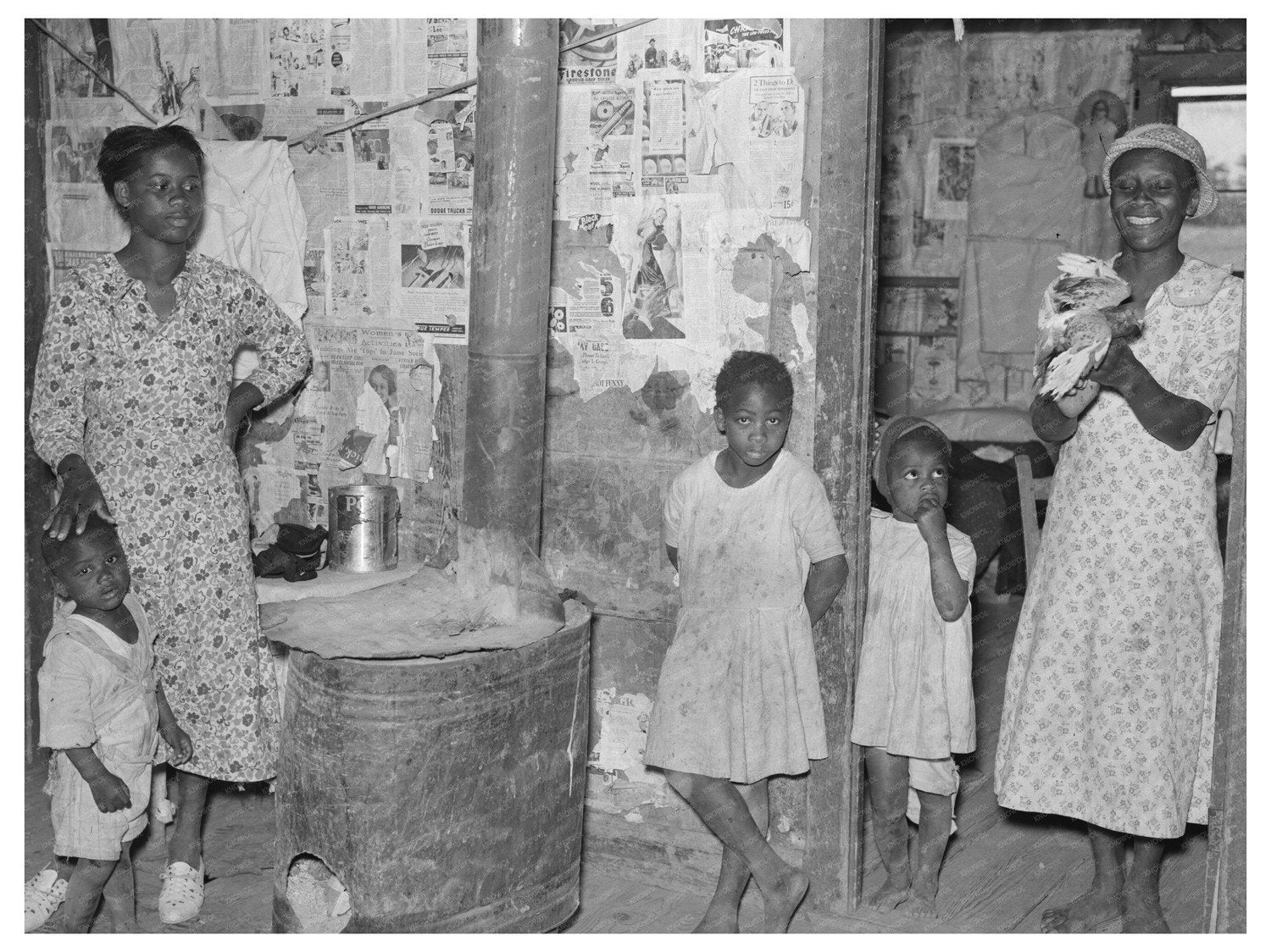 Sharecropper Family in La Forge Missouri 1938