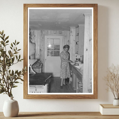 Sharecroppers Wife in Kitchen La Forge Project 1938