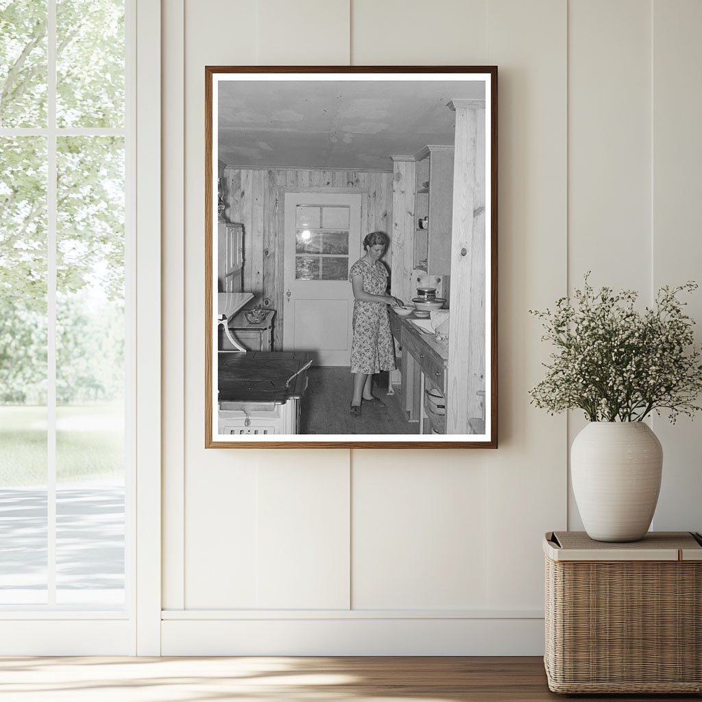 Sharecroppers Wife in Kitchen La Forge Project 1938