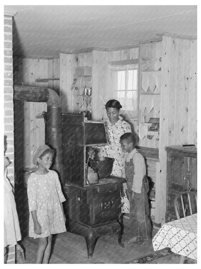 Sharecropper Family in New Home La Forge Missouri 1938